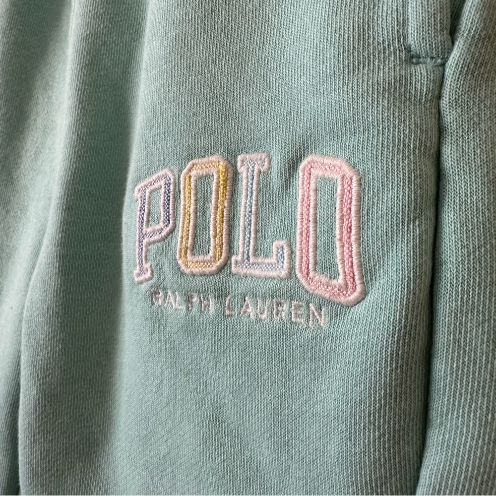 Ralph Lauren Logo French Terry Matching Sweatshirt and Sweatpants 24 Months - Picture 7 of 10